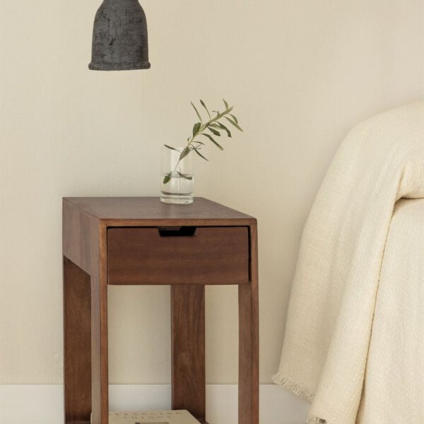 Leduc Wooden Bedside Table 35x35 cm