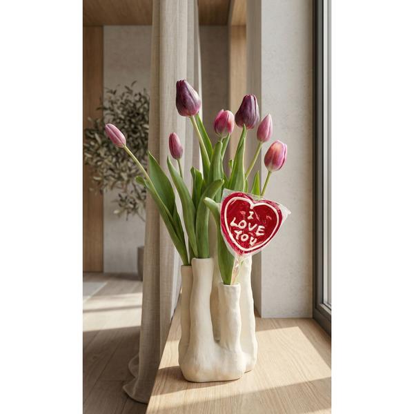 Tulip Touch - Tulip set - Artificial tulips with multi-spout vase - Artificial Flowers