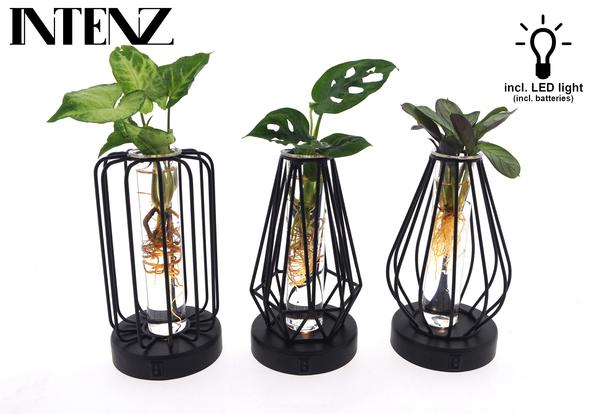 Mix in Turijn Glas + Led - 3 pieces - Ø7cm - ↕20cm
