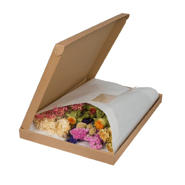 Dry flowers in Letterbox - Multi