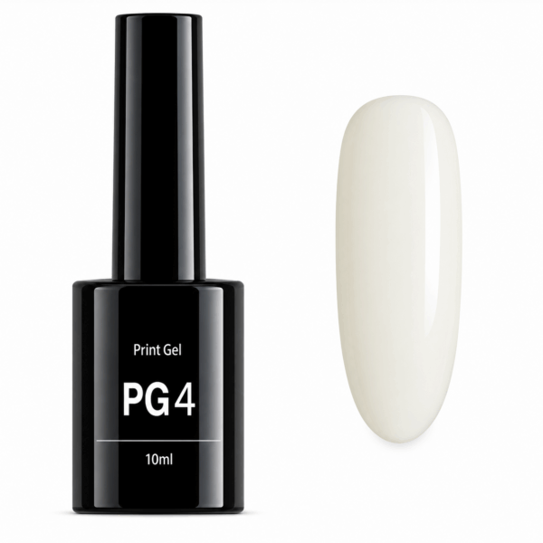 Print Gel PG4 Melkwitte Printgel voor Nail Art