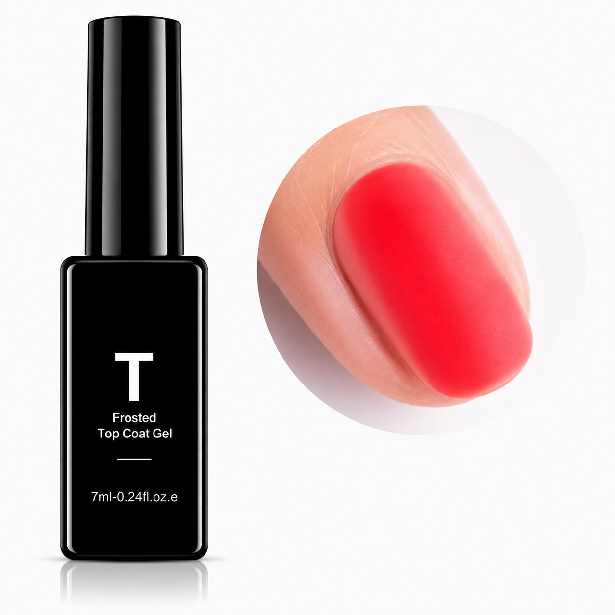 Top Gel TF Frosted Transparante Matte Topcoat
